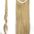 thumbnail image 4 of SHCKE Wrap Around Long Hair Extension for Women 20" 22" Straight Wavy Ponytail Extensions Clip In Ponytail Extensions Ash Blonde Synthetic Hair Piece, 4 of 4