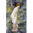thumbnail image 2 of Renoir, Pierre-Auguste 21x32 Gold Ornate Wood Framed with Double Matting Museum Art Print Titled - Standing Bather, 2 of 4