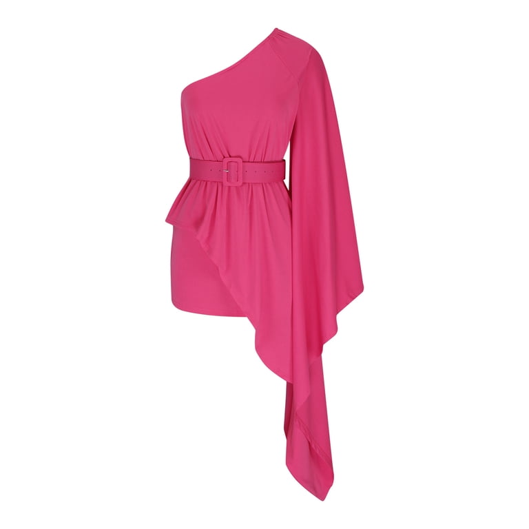 Summer Fashion Plus Size Skirts for Women Trendy Clothes 2025 Sexy One  Shoulder Short Sleeve Mini Up to 65% off! - Walmart.com