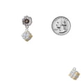 thumbnail image 3 of Delight Jewelry Gold-tone 3-D Present with Crystal - Two-tone Daisy Flower Post Earrings, 3 of 4