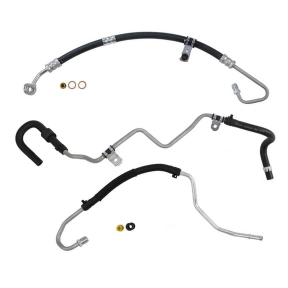 Power Steering Pressure & Return Hose kit For Toyota Rav4 Rav-4 2001-2003 3Pc