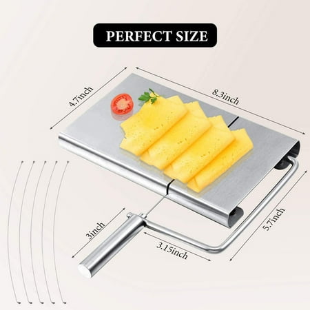 

Cheese Cut Wire Cheese Cut For Cheese Butter Cheese Ham Multifunctional Tool Household Gadgets Full Kitchen Set for New Apartment Stuff for Kitchen