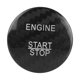 thumbnail image 3 of Black Carbon Fiber Engine Start Button Cover Trim for Mercedes Benz A B C GLC GLA CLA ML Class, 3 of 3