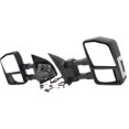 thumbnail image 2 of F-SERIES SUPER DUTY 99-07 TOWING MIRROR RH and LH, Power, Manual Folding, Heated, Chrome, Dual Glass, No Signal Light, 2 of 9