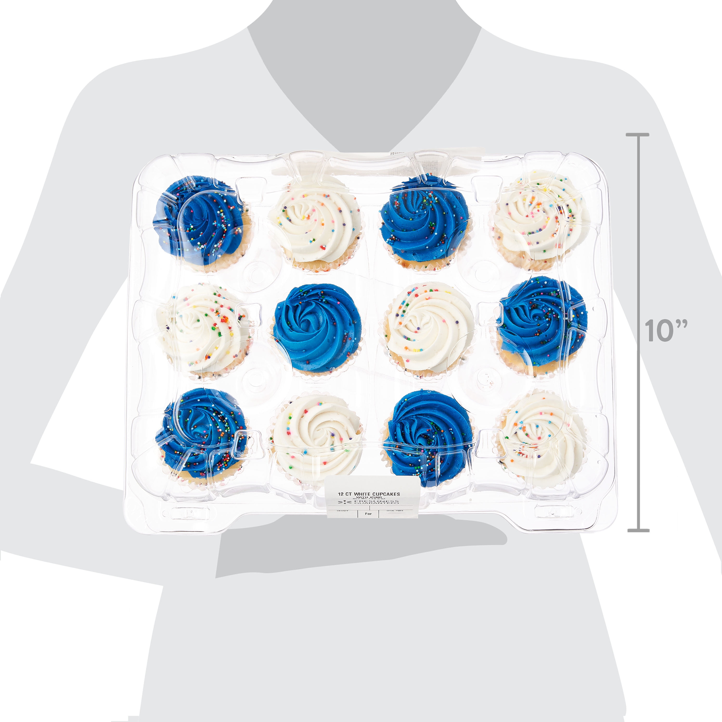Freshness Guaranteed Vanilla Cupcakes, 12 Count, Colors Will Vary