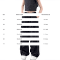 thumbnail image 4 of TIREOW Girls Cargo Pants Elastic Waist Wide Leg Drawstring Cargo Sweatpants Baggy Casual Cargo Jogger Trousers with Multi-Pockets, 4 of 6