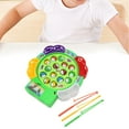 thumbnail image 4 of Keenso Electric Rotating Fishing Toy Fishing Game Parent‑Children Interaction Educational Toy,Musical Fish Plate,Educational Toy, 4 of 8