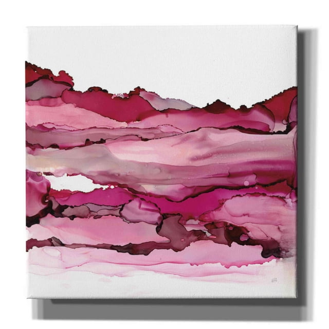 Epic Graffiti 'Pinkscape II' by Chris Paschke, Canvas Wall Art, 37"x37"