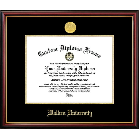 Walden University Petite Diploma Frame