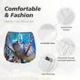 thumbnail image 6 of Fotbe Sea Turtle Swims Womens High Waist Running Shorts Athletic Workout Quick Dry Shorts for Women with Pockets Gym Yoga Summer Shorts-Small, 6 of 9