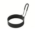 thumbnail image 2 of 4Pc Nonstick Egg Ring with Handle,Egg Mold for Breakfast Sandwiches Round Mold for English Muffins,Portable Grill Accessories Indoor & Camping Use,Cooking Shaper Round Egg Pancake Maker Mold(3"), 2 of 5