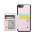 thumbnail image 3 of TECH CIRCLE for Apple iPhone 8/7 Plus Case 5.5", PU Leather Back Cover Case with A Removable Magnetic Wallet with Stand Function, RFID Blocking Credit Card Slots, Lightweight Phone Basic Case, Pink, 3 of 10
