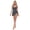 Blue, variant on Women's One Piece Swimdress Swimsuits Slimming Tummy Control Swim Dress With Detachable Skirt, Emerald Green and Purple Marble