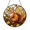 Acrylic 3.5 Inch, variant on Squirrel Stained Glass Suncatcher – Round Woodland Window Decor2001