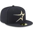 thumbnail image 3 of Men's New Era Navy Houston Astros Cooperstown Collection Wool 59FIFTY Fitted Hat, 3 of 5