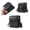 Black, variant on Cell Phone Holster Faux Leather With Belt Loops For Woman & Man For Daily Working With Shoulder Strap& Carabiner
