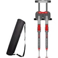 thumbnail image 2 of Adjustable Chairless Wearable Invisible Chair, Wearable Chair Invisible Seat, Invisible Chair Wearable Exoskeleton Human, Portable Leg Ergonomics Lightweight Seat, Bear Up to 150kg (Red), 2 of 7