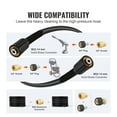 thumbnail image 2 of SKYSHALO Pressure Washer Extension Hose, 100FT, 1/4" Flexible, M22-14mm Brass Connectors, Fits Various Brands, 3/4'' Minimum Bend Radius, 4200 PSI Durable Power Washer Hose Replacement, 2 of 9