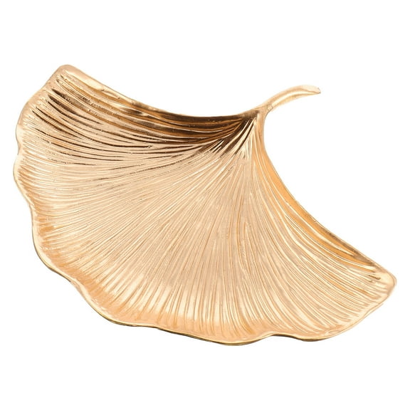 Hemoton  Organizer Jewelry Storage Box Healthy Ginkgo Leaf Design Tray