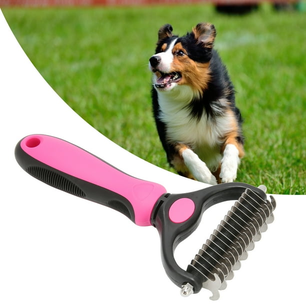 Dog fur rake deals
