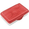 Sterilite Pencil Box, Ruby Tint