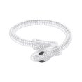 thumbnail image 1 of Collier Serpent en Strass Élégant pour Femmes - Collier Ras du Cou Réglable avec Forme de Serpent Flexible - Accessoires Argentés Multi-Usages, 1 of 4