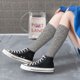 thumbnail image 5 of Fotbe Black And White Houndstooth Calcetas Divertidas Estampadas para Hombre y Mujer, Calcetas de Algodón hasta la Rodilla para Caminar, Correr, Enfermería y Embarazo, 5 of 6