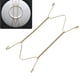 thumbnail image 2 of 2pcs Perchas de licencia de alambre de metal invisible Soporte de exhibición de con licencia de punta Colgador de alambre flexible con exhibición, 2 of 4