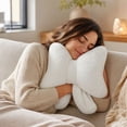 thumbnail image 3 of Sweet Bow Shaped Throw Pillow, Ultra Soft Plush Bowknot Cushion for Sofa Bed Living Room Home Decor Styles Office, 3 of 4