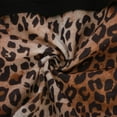 thumbnail image 5 of Taqqpue Sexy Square Neck Long Sleeve Shirts for Women,Womens Ripped Cut Out Pullover Tops Plaid & Leopard Splicing Drawstring Blouse Casual Top, 5 of 8