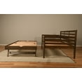 thumbnail image 5 of Kodiak Furniture Boho Wood Daybed/Pop Up Bed in Walnut Brown w/ Black Mattresses, 5 of 11