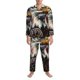 thumbnail image 3 of Balery Retro American Eagle A Pijama para Hombre de Dos Piezas con Manga Larga, Conjunto de Dormir y Descanso Suave con Bolsillos-XX-Large, 3 of 7