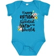 thumbnail image 3 of Inktastic Happy Birthday to the Sweetest Cousin in the World Girls Baby Bodysuit, 3 of 5