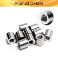 thumbnail image 3 of HUGFEGWE M12x20x20mm 10PCS Round Connector Nuts Rod Coupling Nut Threaded Sleeve Rod for Continuous Threaded Rod CJB91-25824, 3 of 7