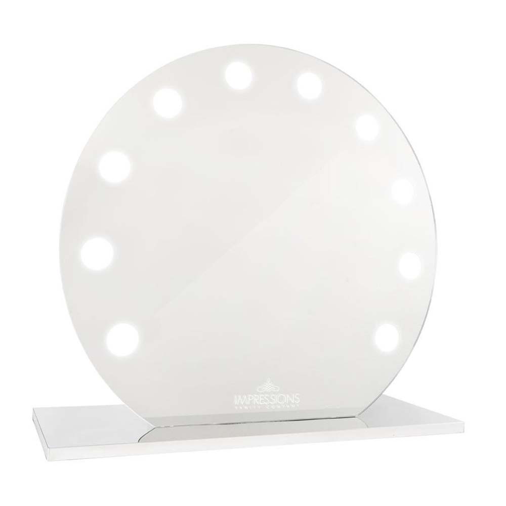 IMPRESSIONS SUNSET MIRAGE Makeup Mirror with LED Lights, Round Shape