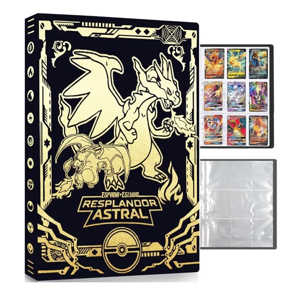 Card Folder, Collection Card Albums,Trading Card Storage Binder,24 pages Can Hold 432 Cards-DL9