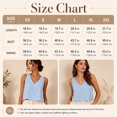 thumbnail image 5 of Carlikeit Women's Linen Blend V Neck Crop Tank Top Sleeveless Casual Summer Top, 5 of 12