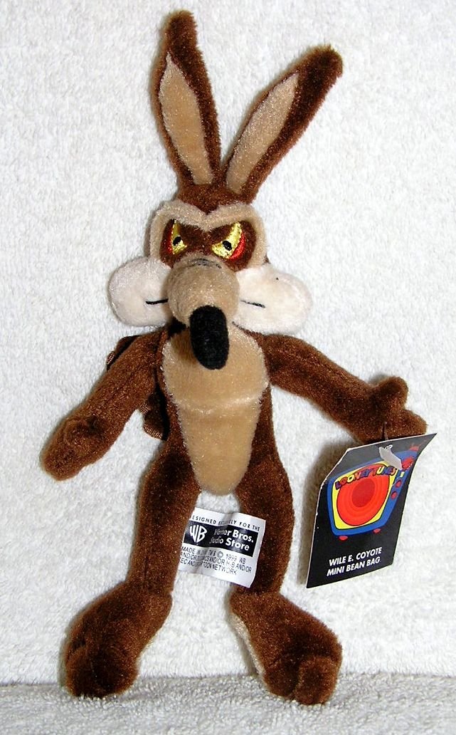 wile e coyote stuffed animal