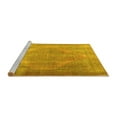 thumbnail image 2 of Ahgly Company Machine Washable Indoor Round Persian Yellow Traditional Area Rugs, 8' Round, 2 of 4