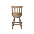 thumbnail image 4 of Pemberly Row 24" Wood Swivel Counter Stool in Drift Wire-Brush Natural, 4 of 4