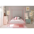 thumbnail image 3 of DHP Canopy Metal Bed, Full, Pink, 3 of 10