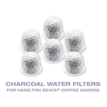 

Replacement Charcoal Water Coffee Filter Cartridges for Hamilton Beach Set of 6