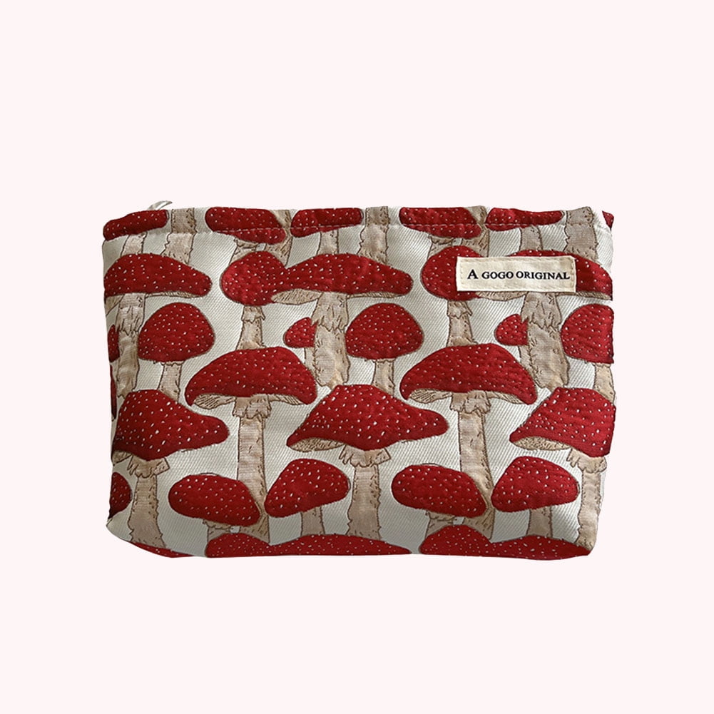 HJUQNGF Bolsa De Cosméticos Portátil De Mariposa De Tono Rojo, Bolsa De Aseo De Gran Capacidad, Bolsa De Maquillaje De Viaje, Organizador De Maquillaje De Belleza Para Champú De Tamaño Completo