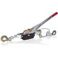 thumbnail image 2 of Heavy Duty 2-Ton Power Dual Gear Ratchet Puller System Come-Along Tool (3 Hooks), 2 of 4