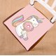 thumbnail image 1 of ABPHQTO Lindo unicornio de dibujos animados comiendo sabrosos donuts Cojín para silla Cojín para asiento Cojín para silla Cojín para piso 50x50 cm, 1 of 1