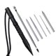 thumbnail image 1 of Greeniant Marlin Set Agujas de cordones Acero inoxidable Profesional Pequeña artesanía Costura Reutilizable Extraíble Tejer Pin Trabajo de cuero carpas 7 piezas negro Greeniant OD023335-05B, 1 of 6