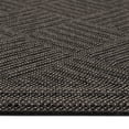 thumbnail image 5 of Mohawk Home Parquet Impressions Jacquard Low Pile Non-slip All Weather Indoor/Outdoor Door Mat, Black, 3' x 5', 5 of 5
