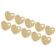 thumbnail image 5 of Colgante con agujero, 20 piezas DIY Colgante en forma de corazón DIY Colgante de metal DIY Valor inmejorable, 5 of 9