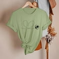 thumbnail image 4 of WILLBEST T-Shirts pour Femmes Printemps Été Imprimé Manches Courtes Col Rond T-Shirt Haut, 4 of 4