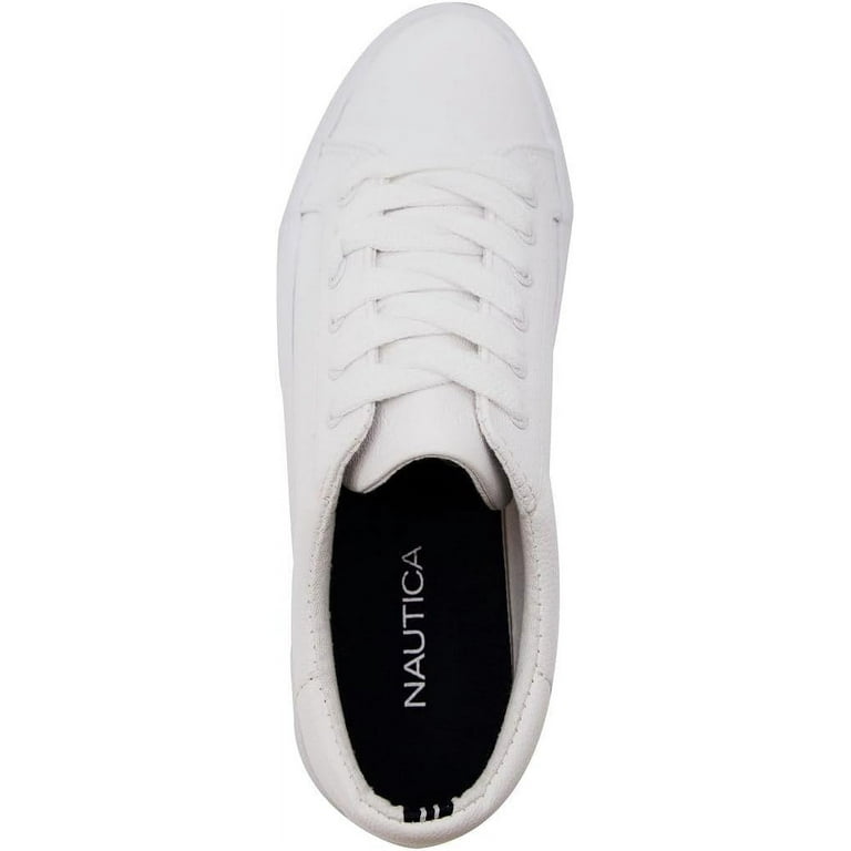 Nautica Women Fashion Sneaker Lace-Up Tennis Casual Shoes for